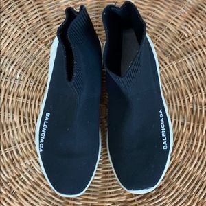 Sock shoes.  Balenciaga(Etsy purchase)